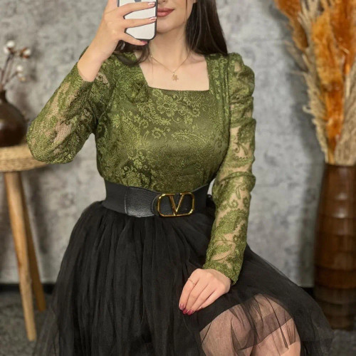 شومیز گیپور طرحدار