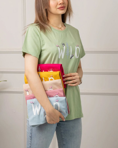 تیشرت نخی زنانه