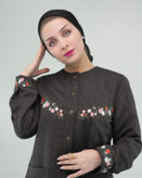 پالتو زنانه کشمیر گلدوزی