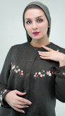 پالتو زنانه کشمیر گلدوزی