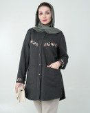 پالتو زنانه کشمیر گلدوزی