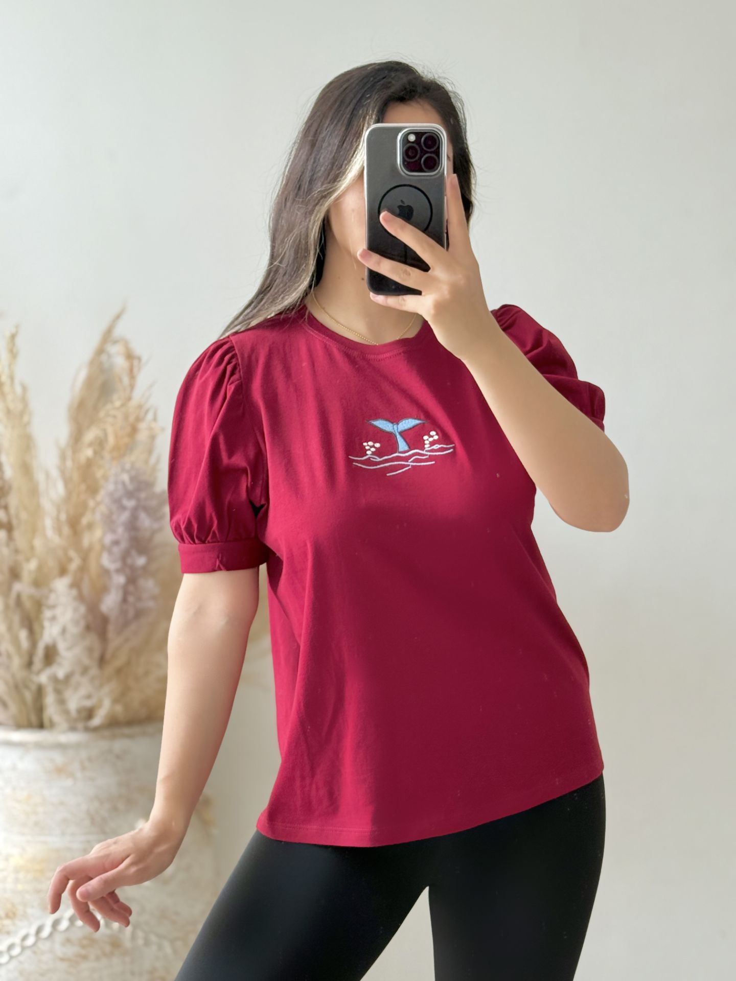 تیشرت زنانه پنبه گلدوزی