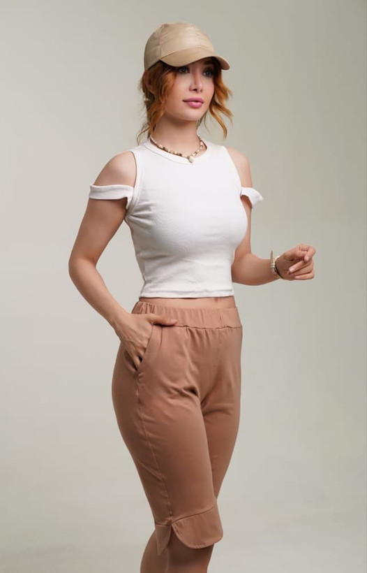 شلوارک زنانه جیب دار پایین دکمه